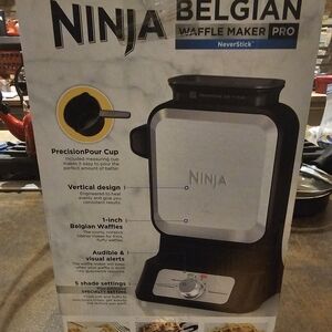 Ninja Belgian Waffle Maker Pro. Brand New- In Box